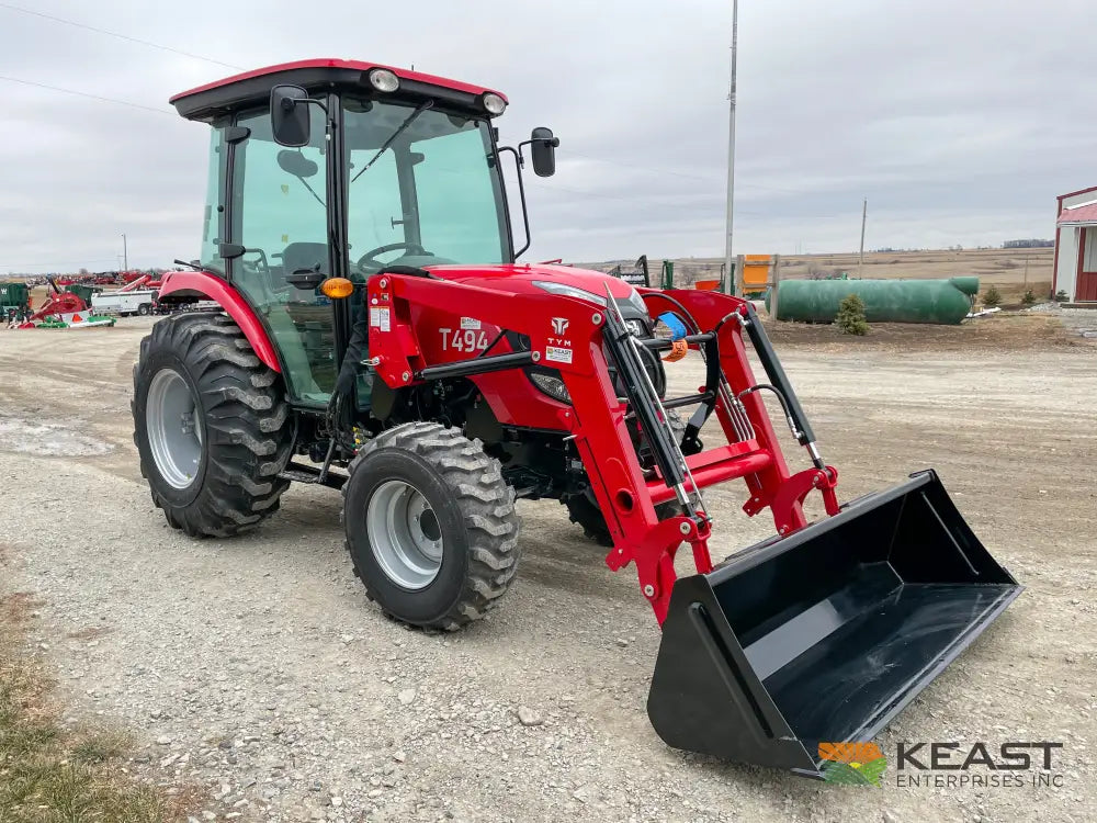 TYM T494HC 48 hp Cab Tractor - Hydrostatic Transmission 2,790 lb Capacity Loader Tractors