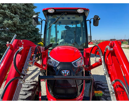 TYM T574HC 55 hp Cab Tractor Hydrostatic Transmission 2,790 lb Capacity Loader Tractors