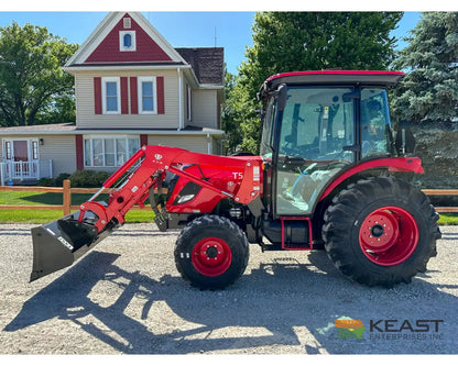 TYM T574HC 55 hp Cab Tractor Hydrostatic Transmission 2,790 lb Capacity Loader Tractors
