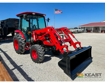 TYM T574HC 55 hp Cab Tractor Hydrostatic Transmission 2,790 lb Capacity Loader Tractors