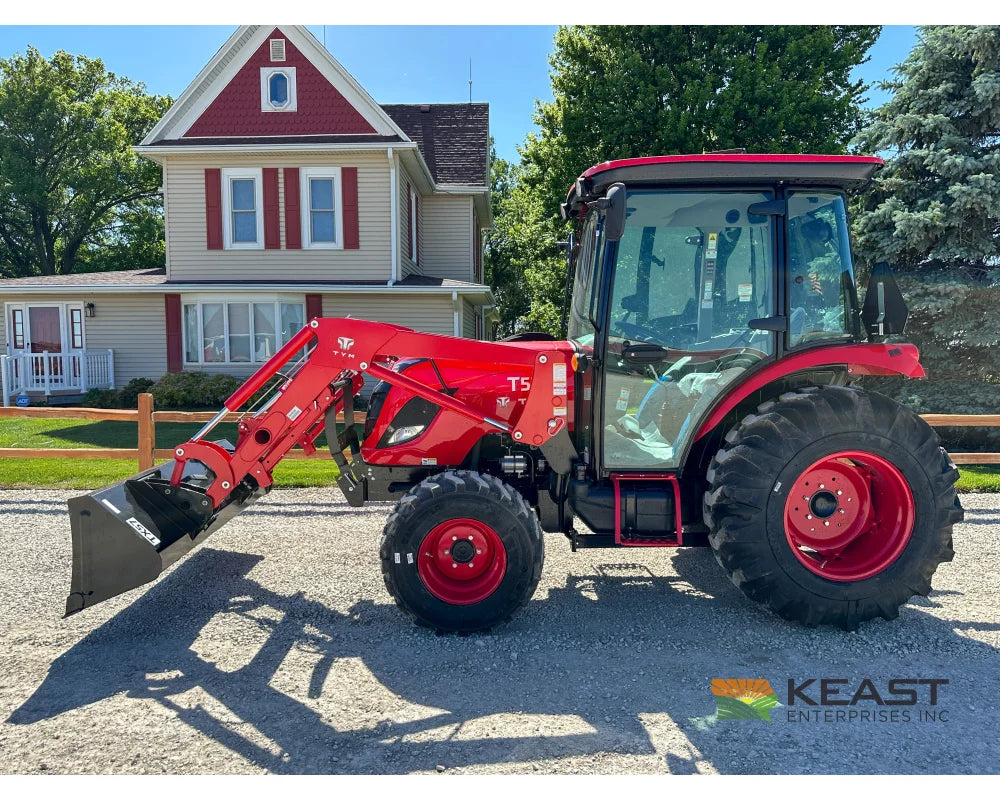 TYM T574HC 55 hp Cab Tractor Hydrostatic Transmission 2,790 lb Capacity Loader Tractors