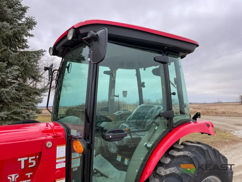 TYM T574HC 55 hp Cab Tractor - Hydrostatic Transmission 2,790 lb Capacity Loader Tractors
