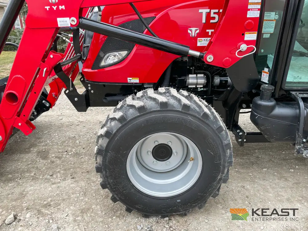 TYM T574HC 55 hp Cab Tractor - Hydrostatic Transmission 2,790 lb Capacity Loader Tractors