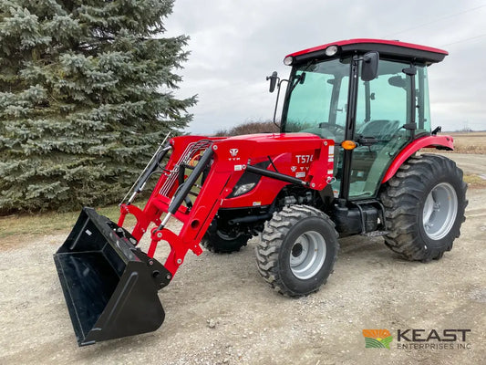 TYM T574HC 55 hp Cab Tractor - Hydrostatic Transmission 2,790 lb Capacity Loader Tractors