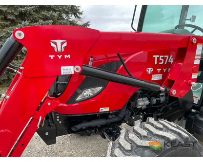 TYM T574HC 55 hp Cab Tractor - Hydrostatic Transmission 2,790 lb Capacity Loader Tractors