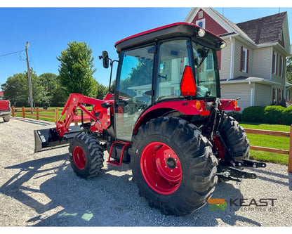 TYM T574HC 55 hp Cab Tractor Hydrostatic Transmission 2,790 lb Capacity Loader Tractors