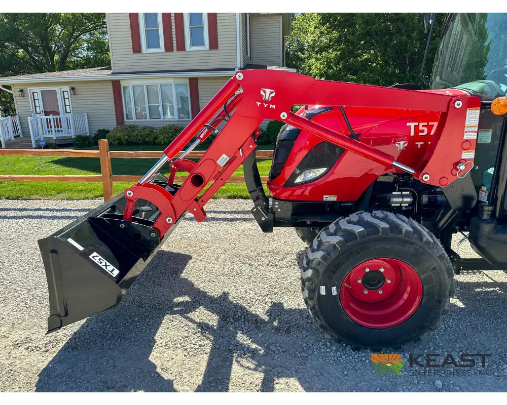TYM T574HC 55 hp Cab Tractor Hydrostatic Transmission 2,790 lb Capacity Loader Tractors