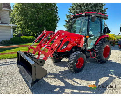 TYM T574HC 55 hp Cab Tractor Hydrostatic Transmission 2,790 lb Capacity Loader Tractors