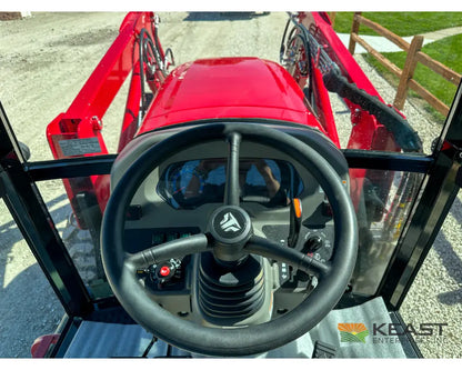 TYM T574HC 55 hp Cab Tractor Hydrostatic Transmission 2,790 lb Capacity Loader Tractors