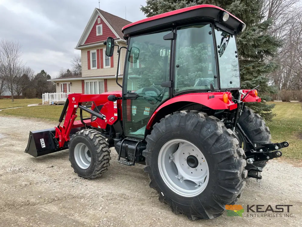 TYM T574HC 55 hp Cab Tractor - Hydrostatic Transmission 2,790 lb Capacity Loader Tractors