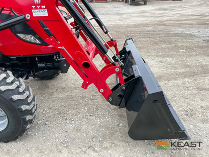 TYM T574HC 55 hp Cab Tractor - Hydrostatic Transmission 2,790 lb Capacity Loader Tractors