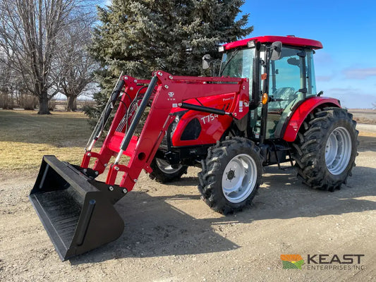TYM T754 75 hp Cab Tractor - Powershuttle Transmission 3,278 lb Capacity Loader Tractors