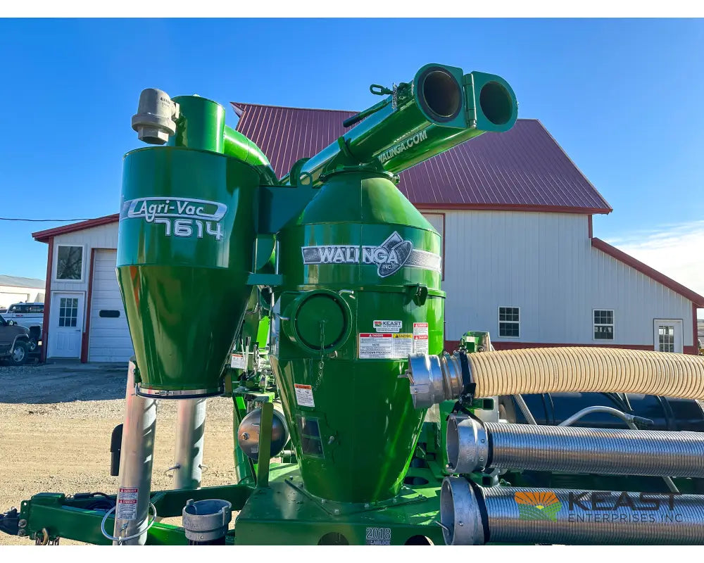Walinga 7614DLX Self-Powered KEAST Built Grain Vac Up to 5,500 BPH Capacity Full Pipe Package Grain Vacs
