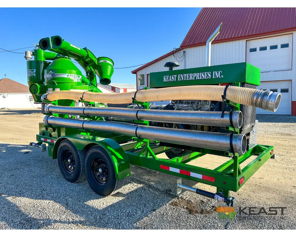 Walinga 7614DLX Self-Powered KEAST Built Grain Vac Up to 5,500 BPH Capacity Full Pipe Package Grain Vacs