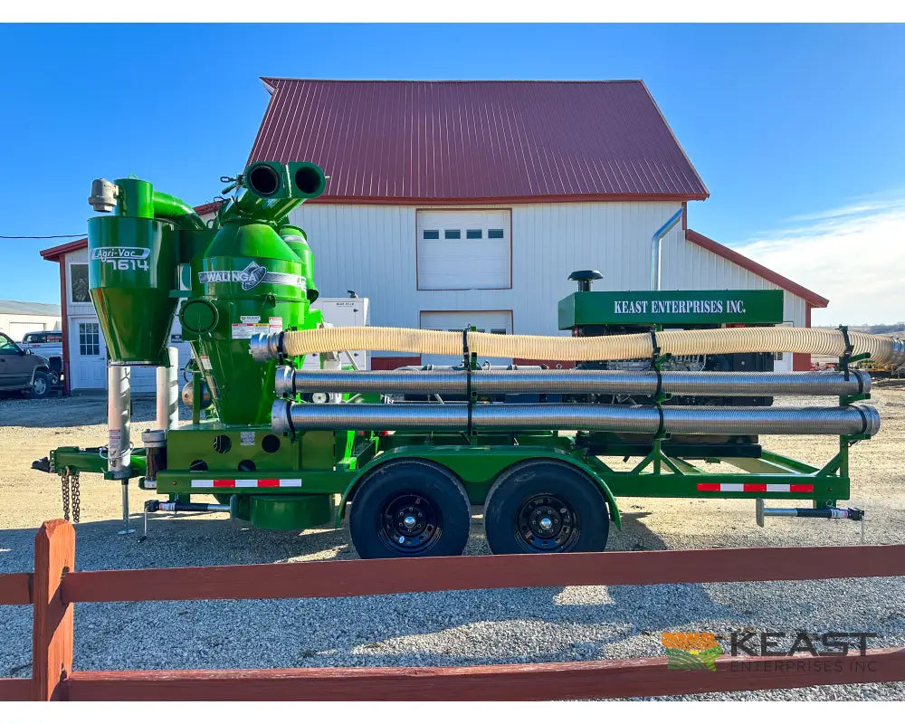 Walinga 7614DLX Self-Powered KEAST Built Grain Vac Up to 5,500 BPH Capacity Full Pipe Package Grain Vacs