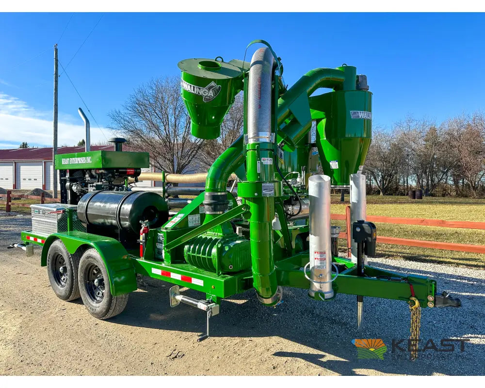 Walinga 7614DLX Self-Powered KEAST Built Grain Vac Up to 5,500 BPH Capacity Full Pipe Package Grain Vacs
