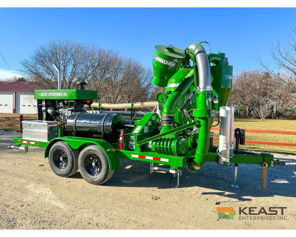 Walinga 7614DLX Self-Powered KEAST Built Grain Vac Up to 5,500 BPH Capacity Full Pipe Package Grain Vacs