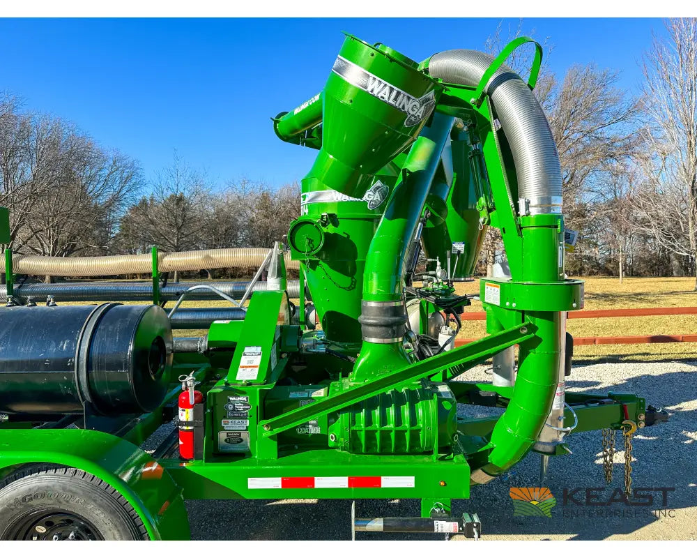 Walinga 7614DLX Self-Powered KEAST Built Grain Vac Up to 5,500 BPH Capacity Full Pipe Package Grain Vacs