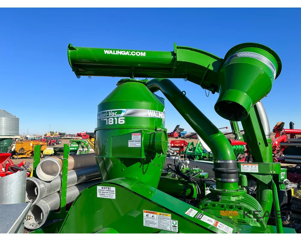 Walinga 7816DLX Grain Vac Up to 5,500 BPH Capacity Full Pipe Package Grain Vacs