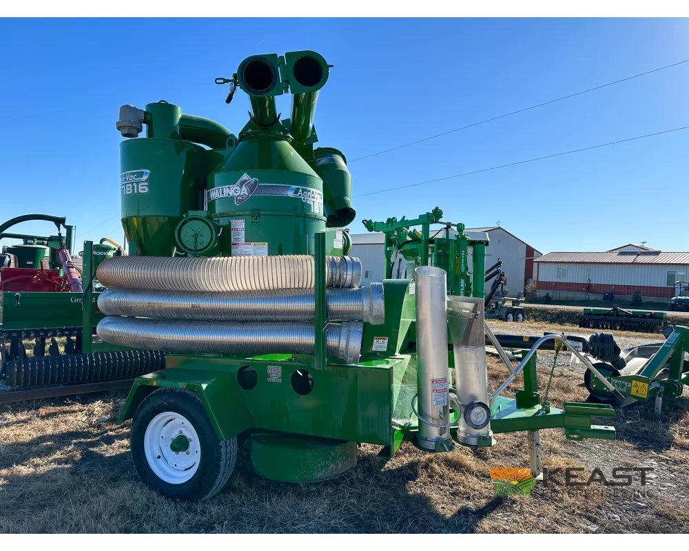 Walinga 7816DLX Grain Vac Up to 5,500 BPH Capacity Full Pipe Package Grain Vacs