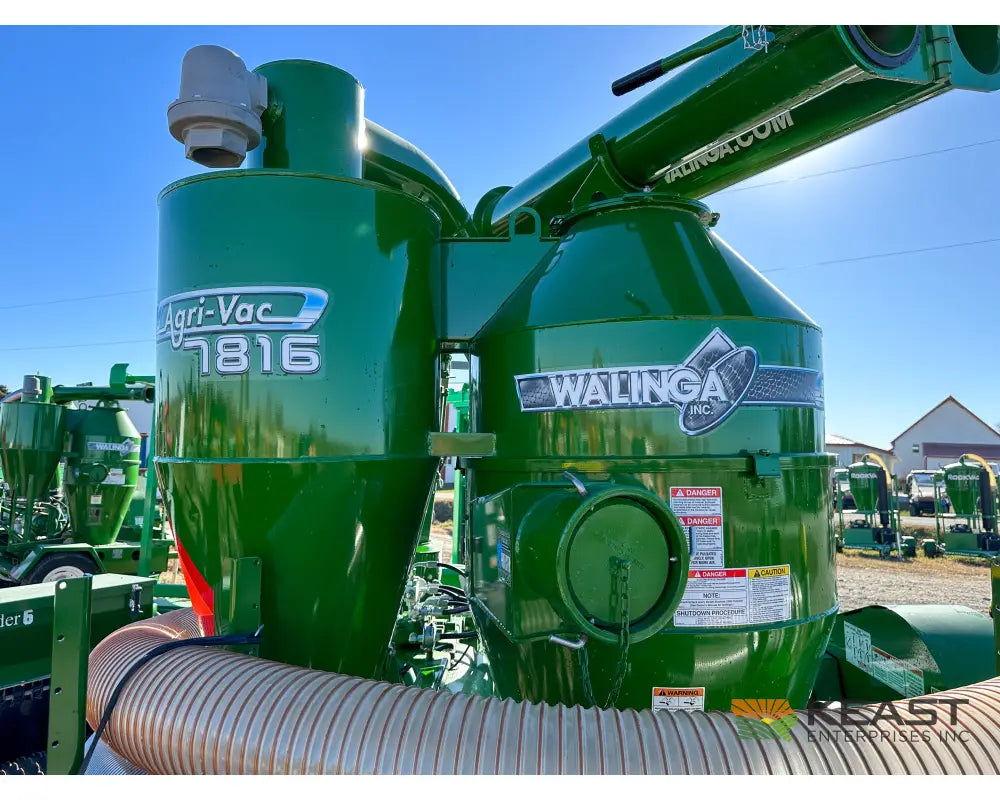 Walinga 7816DLX Grain Vac Up to 5,500 BPH Capacity Full Pipe Package Grain Vacs