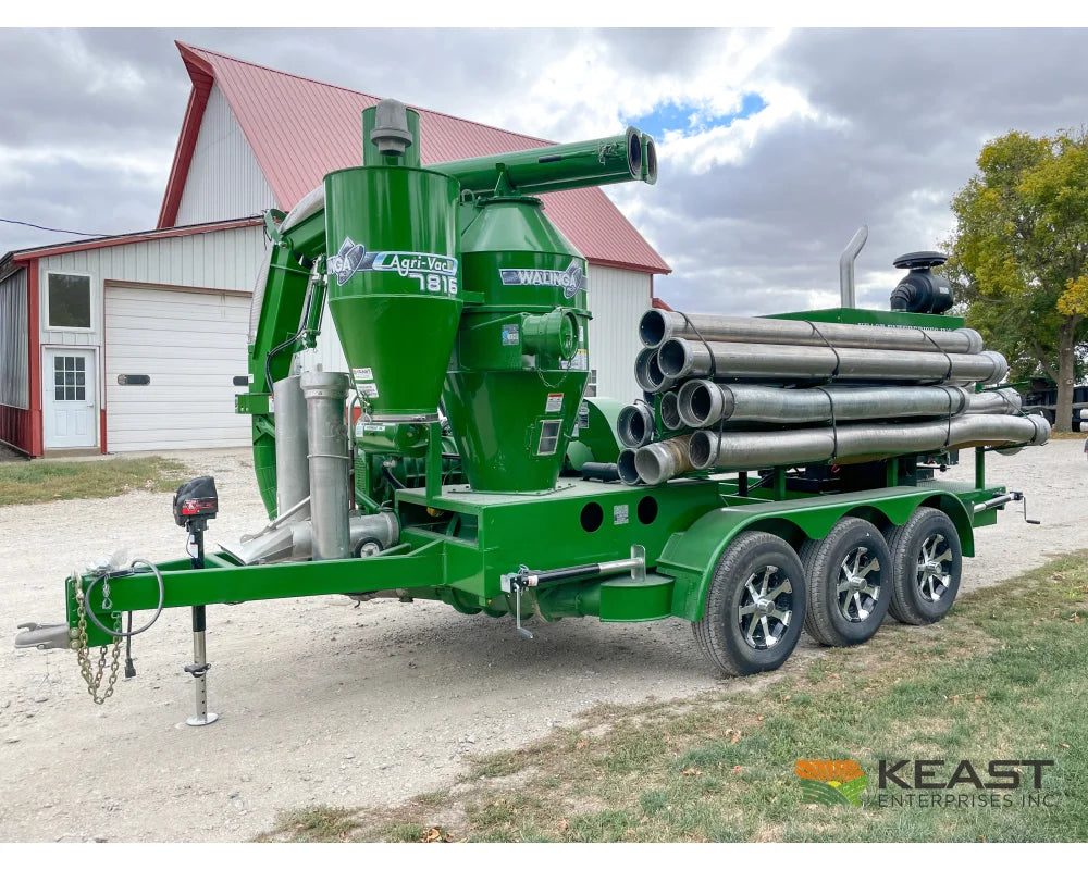 Walinga 7816DLX Self-Powered KEAST Built Grain Vac Up to 5,500 BPH Capacity Full Pipe Package Grain Vacs