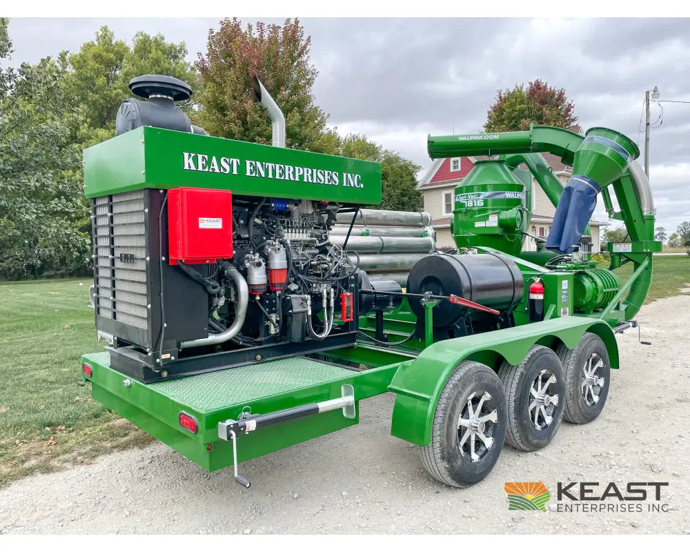 Walinga 7816DLX Self-Powered KEAST Built Grain Vac Up to 5,500 BPH Capacity Full Pipe Package Grain Vacs