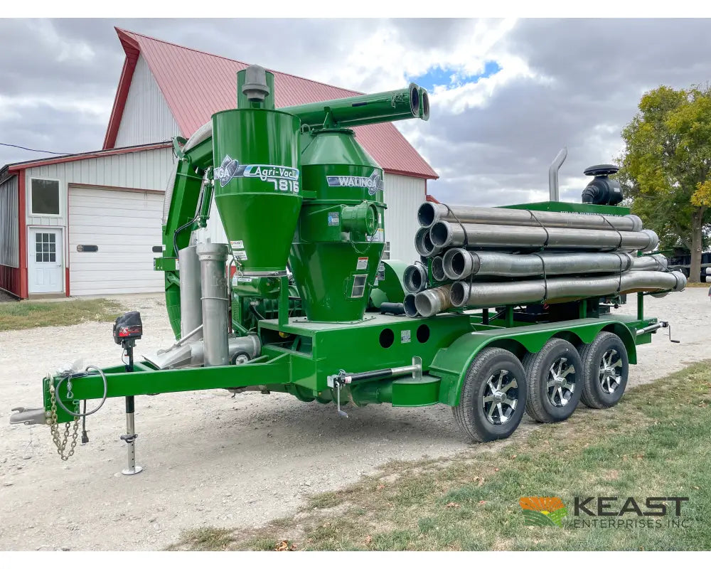 Walinga 7816DLX Self-Powered KEAST Built Grain Vac Up to 5,500 BPH Capacity Full Pipe Package Grain Vacs