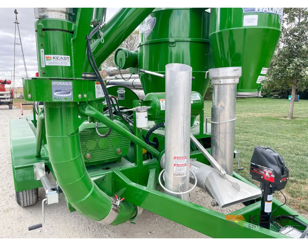 Walinga 7816DLX Self-Powered KEAST Built Grain Vac Up to 5,500 BPH Capacity Full Pipe Package Grain Vacs