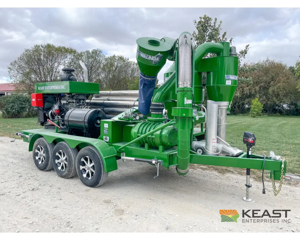 Walinga 7816DLX Self-Powered KEAST Built Grain Vac Up to 5,500 BPH Capacity Full Pipe Package Grain Vacs