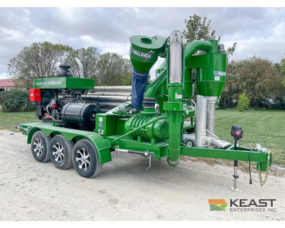 Walinga 7816DLX Self-Powered KEAST Built Grain Vac Up to 5,500 BPH Capacity Full Pipe Package Grain Vacs