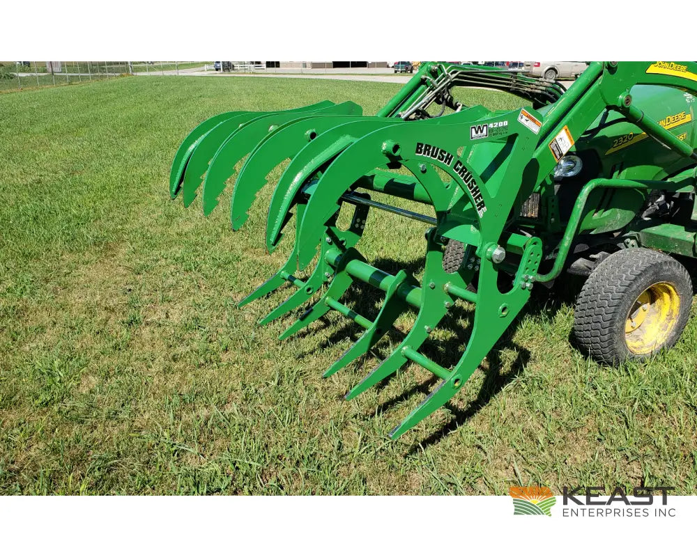 Westendorf BC4215 Brush Crusher Grapple - John Deere Loader Mount Brush Grapples